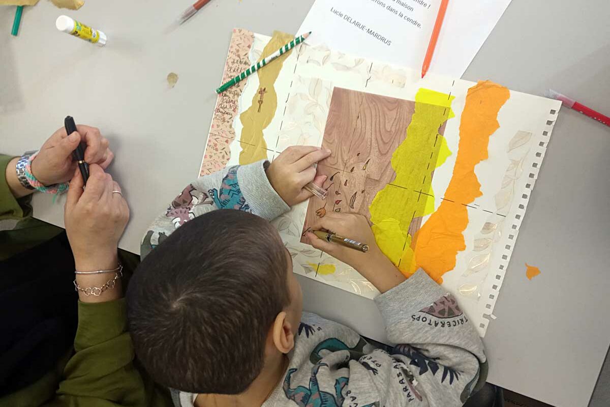 Atelier Poésie-Famille Centre Social Orel Avignon